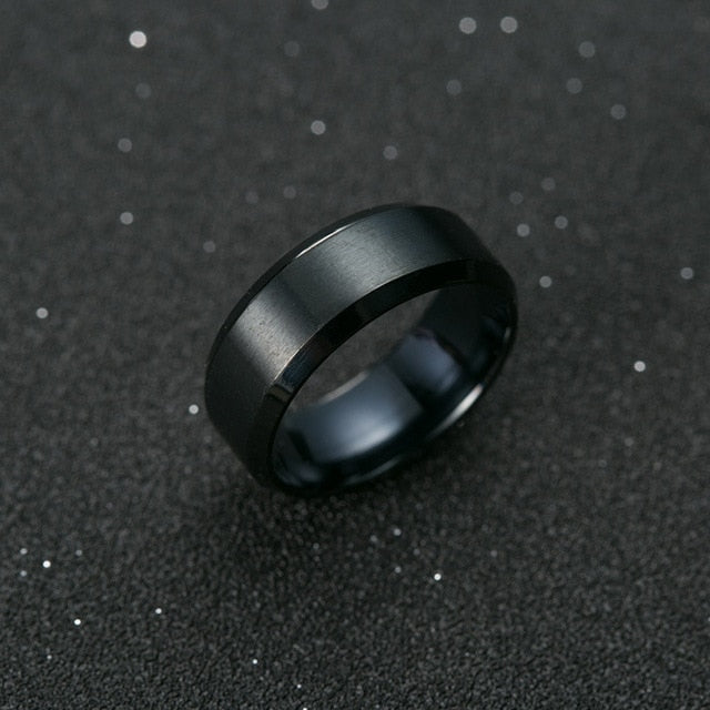 Ring Men Titanium Black - Chill Collectives