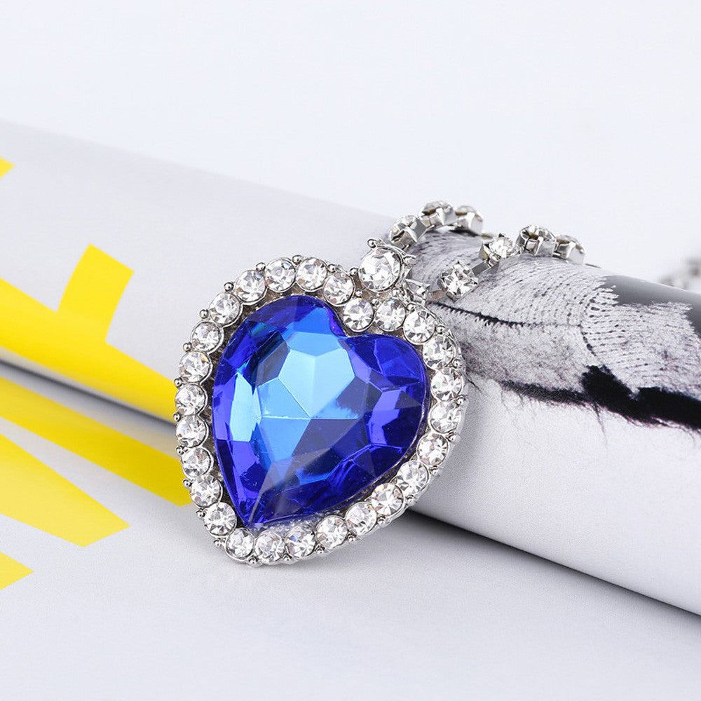 Crystal Heart Necklace For Women - Chill Collectives