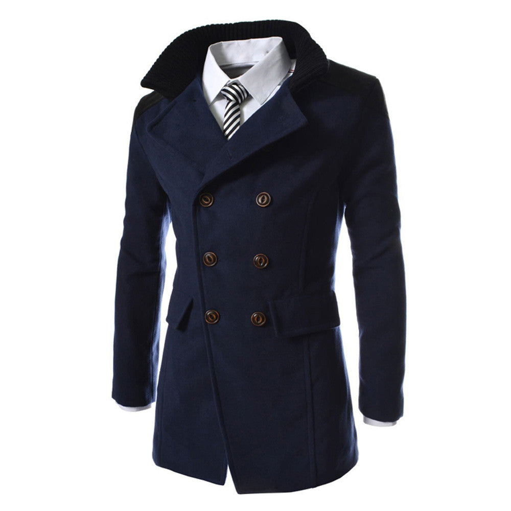 Warm Trench Long Outwear Jacket for Men - Chill Collectives
