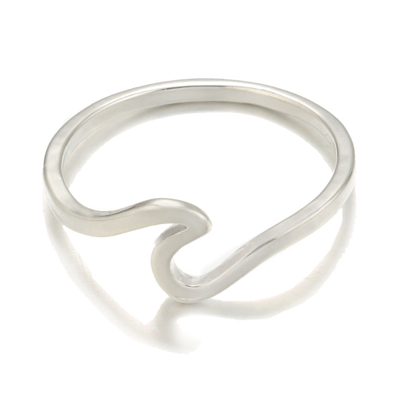 Simple Metal Surfer Ring Knuckle - Chill Collectives