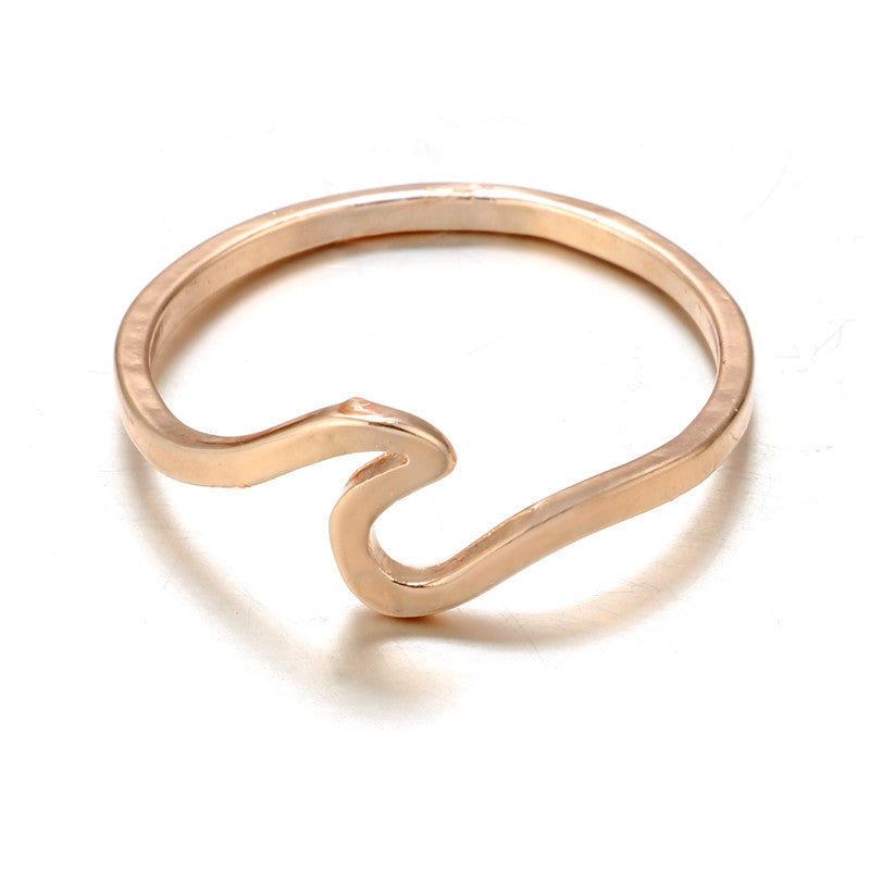 Simple Metal Surfer Ring Knuckle - Chill Collectives