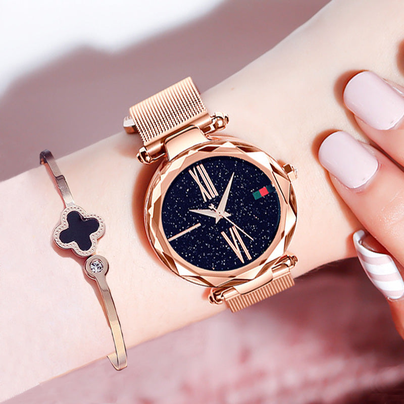 Luxury Rose & Gold Watch for Women - Chill Collectives