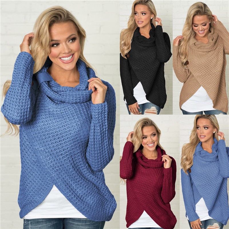 knitted Long Sleeve o neck Solid - Chill Collectives